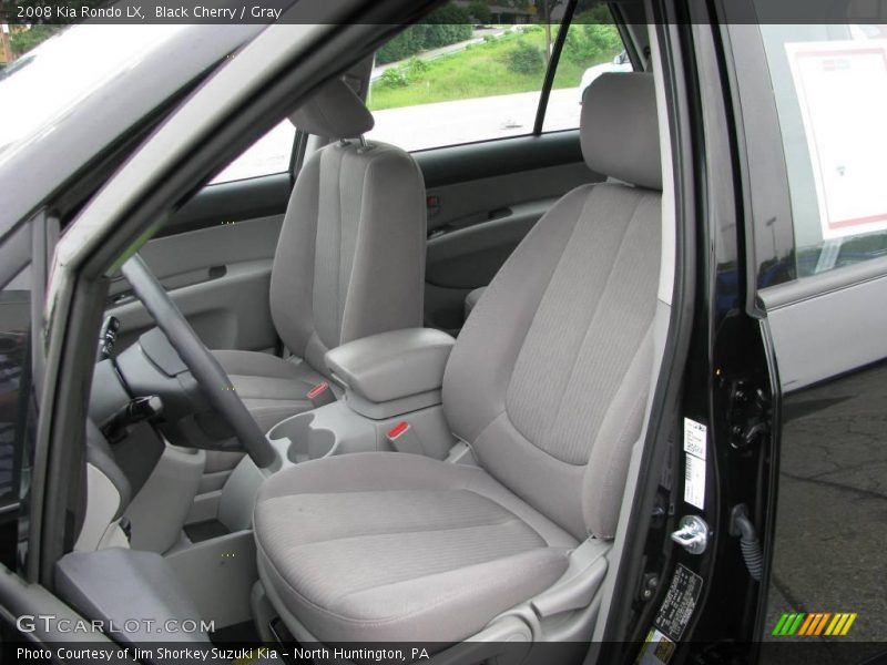 Black Cherry / Gray 2008 Kia Rondo LX