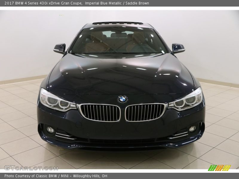 Imperial Blue Metallic / Saddle Brown 2017 BMW 4 Series 430i xDrive Gran Coupe