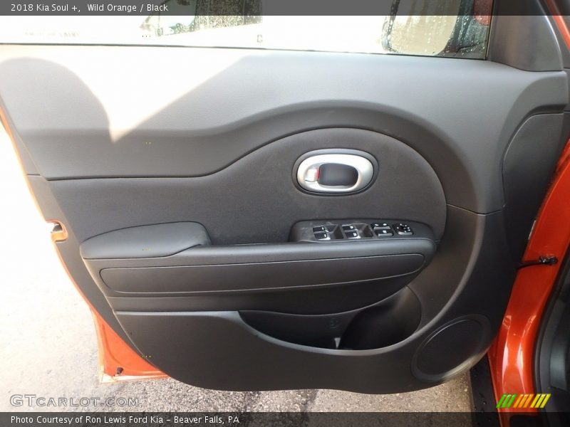 Wild Orange / Black 2018 Kia Soul +