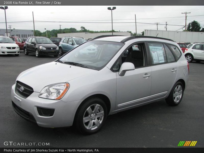 Fine Silver / Gray 2008 Kia Rondo LX