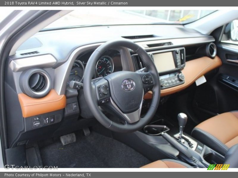 Dashboard of 2018 RAV4 Limited AWD Hybrid