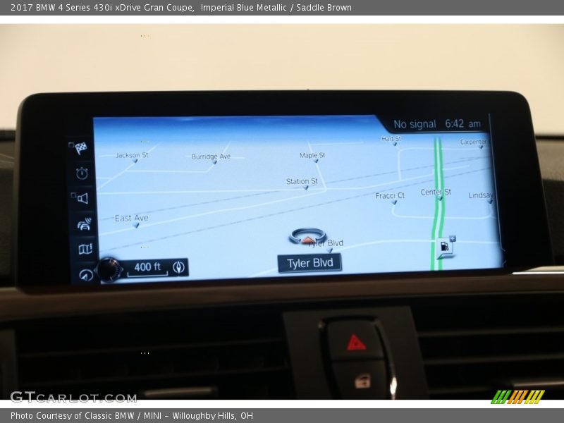 Imperial Blue Metallic / Saddle Brown 2017 BMW 4 Series 430i xDrive Gran Coupe