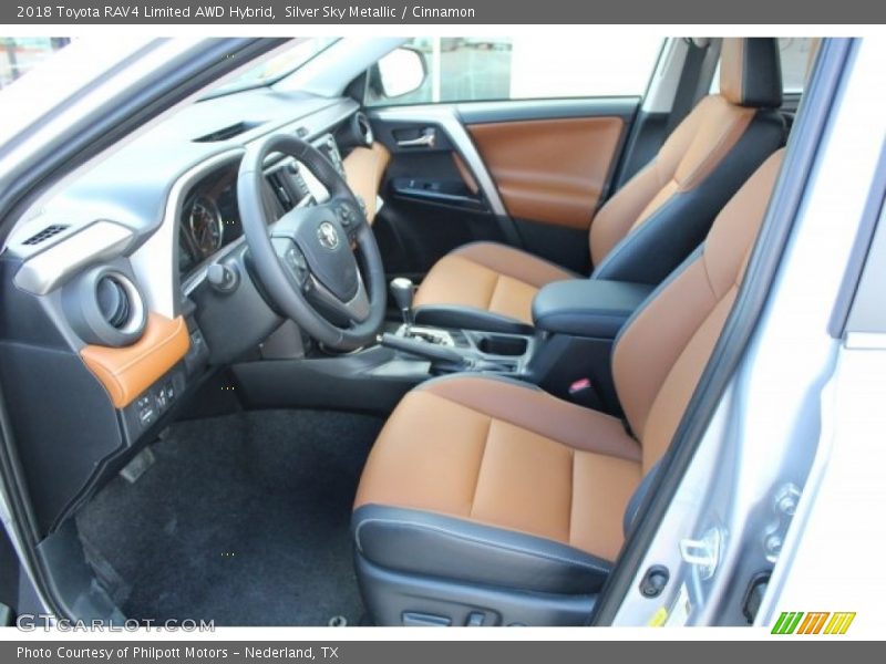  2018 RAV4 Limited AWD Hybrid Cinnamon Interior