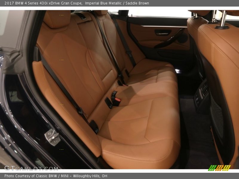 Imperial Blue Metallic / Saddle Brown 2017 BMW 4 Series 430i xDrive Gran Coupe
