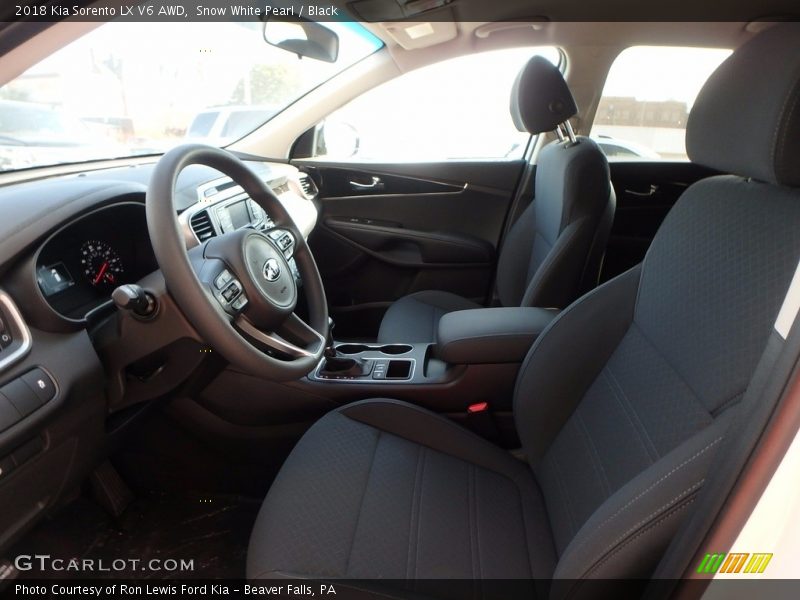 Snow White Pearl / Black 2018 Kia Sorento LX V6 AWD