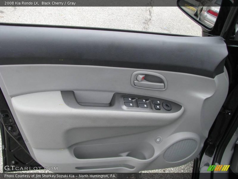 Black Cherry / Gray 2008 Kia Rondo LX