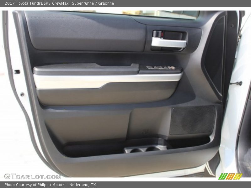 Super White / Graphite 2017 Toyota Tundra SR5 CrewMax