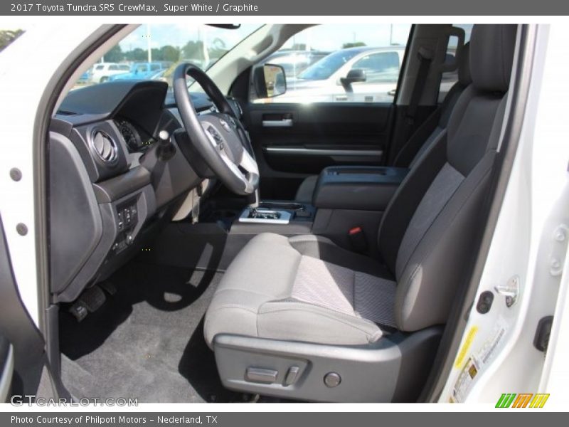 Super White / Graphite 2017 Toyota Tundra SR5 CrewMax