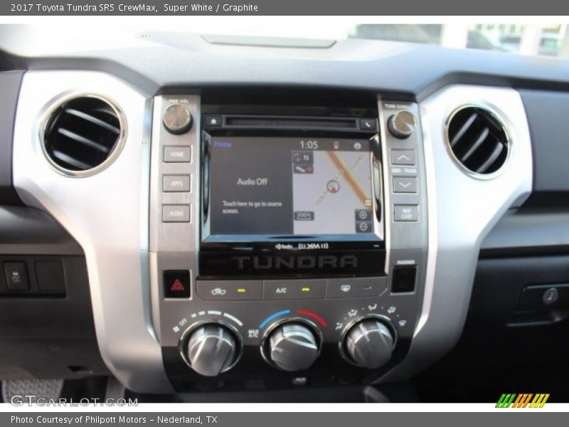 Super White / Graphite 2017 Toyota Tundra SR5 CrewMax