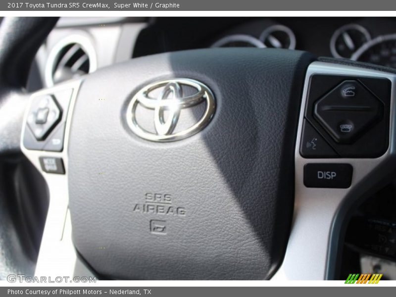 Super White / Graphite 2017 Toyota Tundra SR5 CrewMax