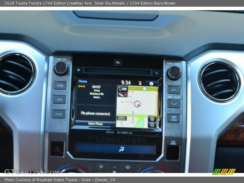 Silver Sky Metallic / 1794 Edition Black/Brown 2018 Toyota Tundra 1794 Edition CrewMax 4x4