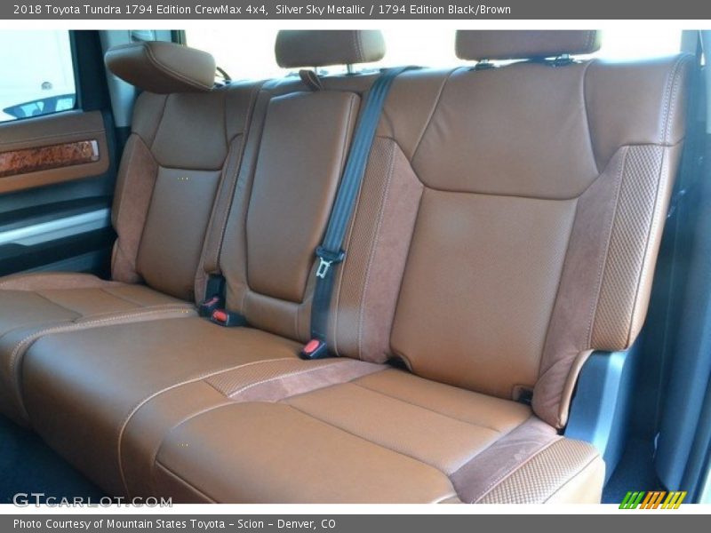 Rear Seat of 2018 Tundra 1794 Edition CrewMax 4x4