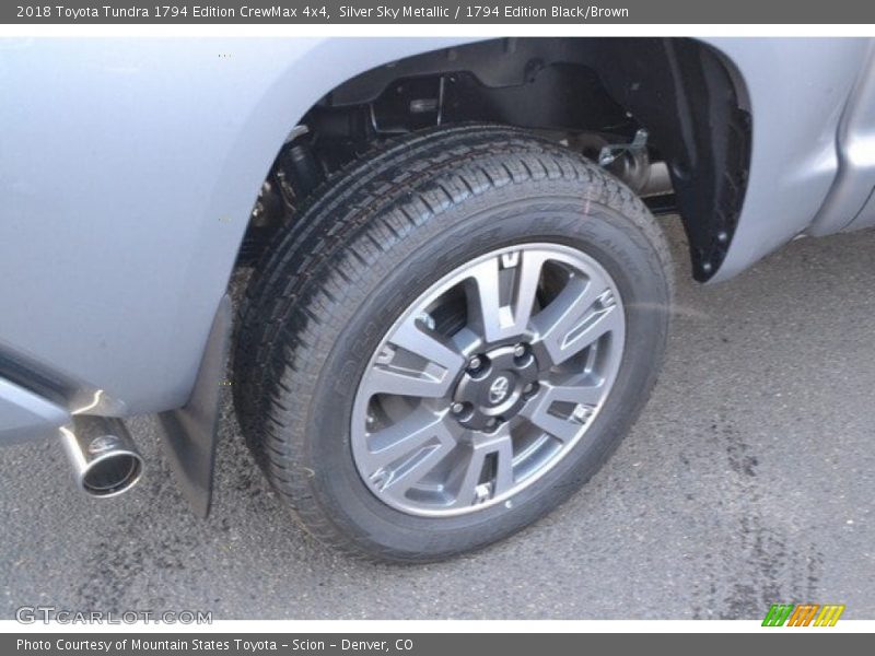 Silver Sky Metallic / 1794 Edition Black/Brown 2018 Toyota Tundra 1794 Edition CrewMax 4x4