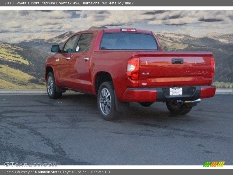 Barcelona Red Metallic / Black 2018 Toyota Tundra Platinum CrewMax 4x4