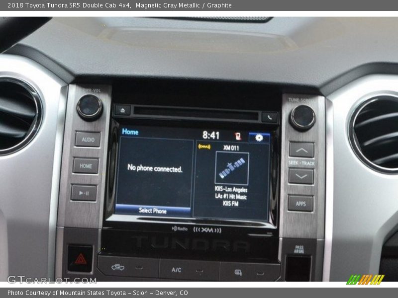 Magnetic Gray Metallic / Graphite 2018 Toyota Tundra SR5 Double Cab 4x4