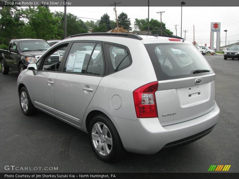 Fine Silver / Gray 2008 Kia Rondo LX