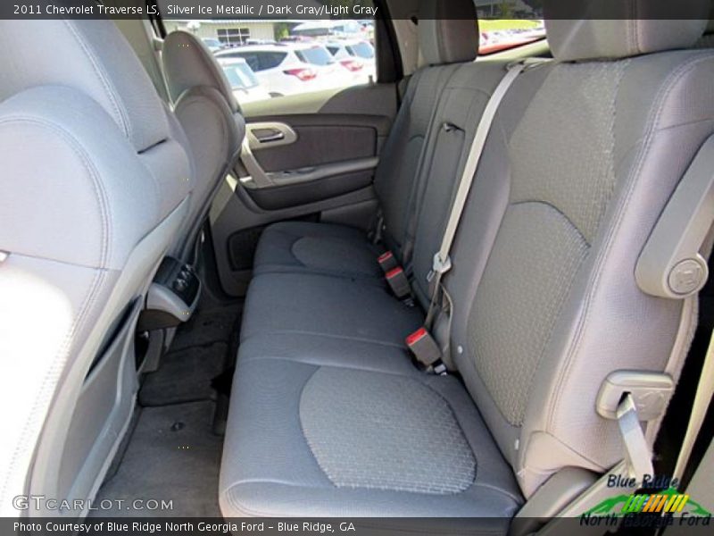 Silver Ice Metallic / Dark Gray/Light Gray 2011 Chevrolet Traverse LS