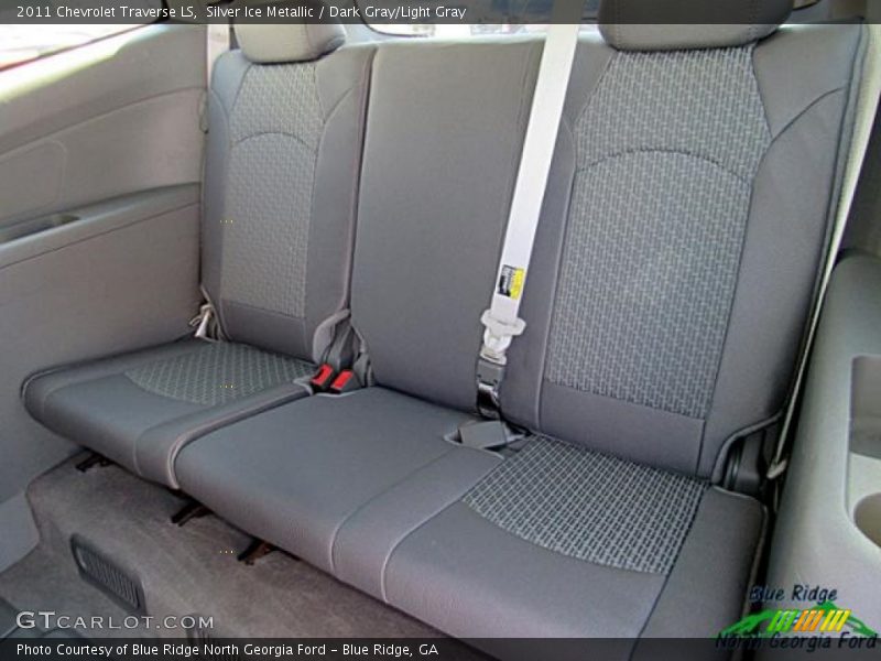 Silver Ice Metallic / Dark Gray/Light Gray 2011 Chevrolet Traverse LS