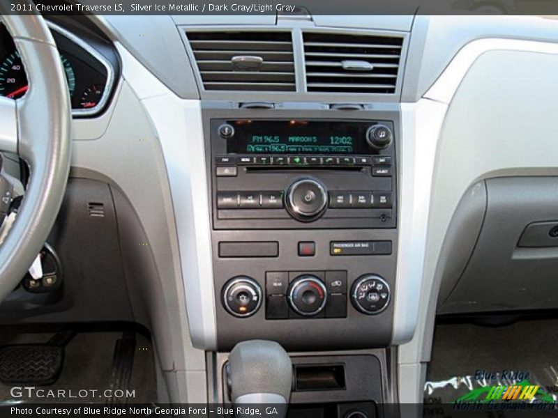 Silver Ice Metallic / Dark Gray/Light Gray 2011 Chevrolet Traverse LS