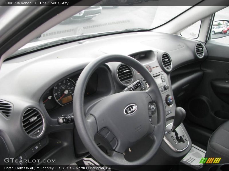 Fine Silver / Gray 2008 Kia Rondo LX
