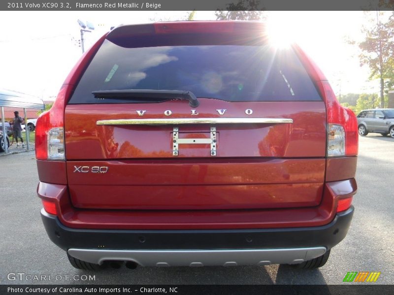 Flamenco Red Metallic / Beige 2011 Volvo XC90 3.2