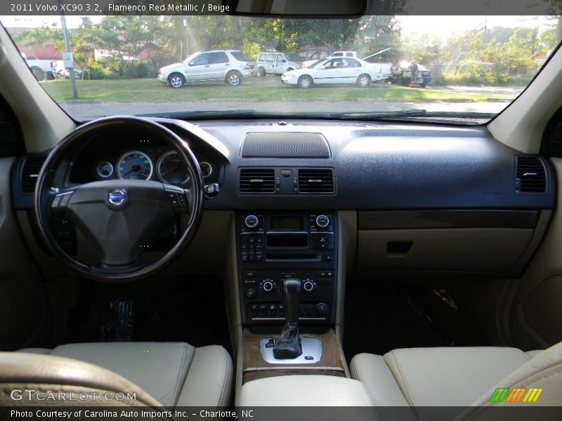 Flamenco Red Metallic / Beige 2011 Volvo XC90 3.2