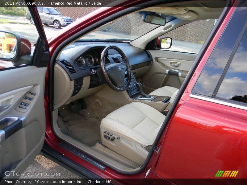 Flamenco Red Metallic / Beige 2011 Volvo XC90 3.2
