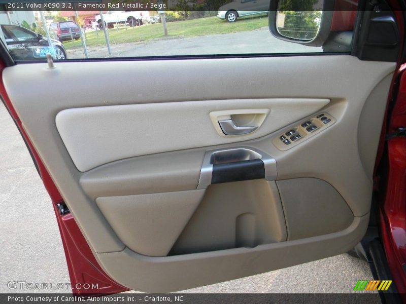 Flamenco Red Metallic / Beige 2011 Volvo XC90 3.2