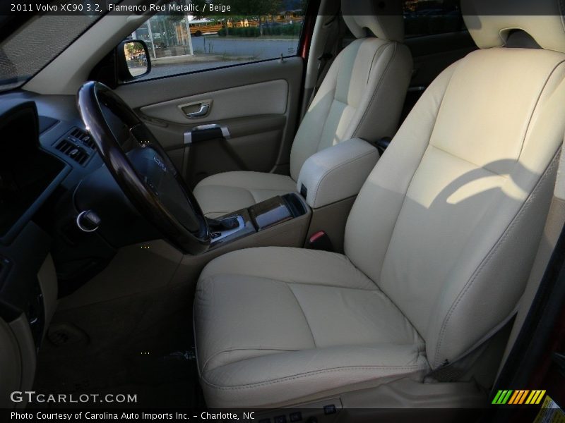Flamenco Red Metallic / Beige 2011 Volvo XC90 3.2