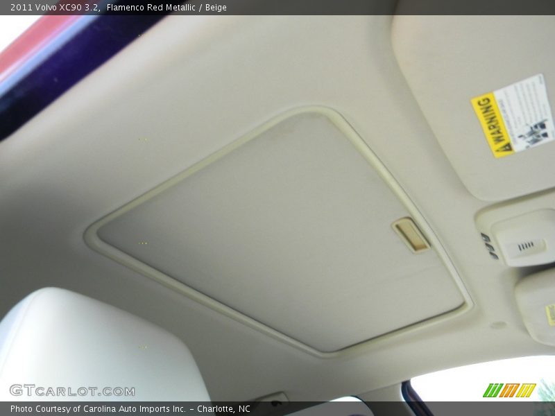 Flamenco Red Metallic / Beige 2011 Volvo XC90 3.2
