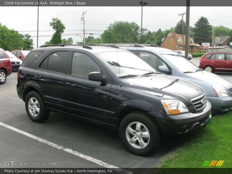 Midnight Blue / Beige 2008 Kia Sorento LX 4x4