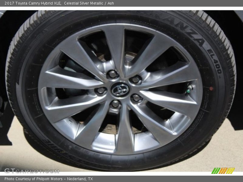 Celestial Silver Metallic / Ash 2017 Toyota Camry Hybrid XLE