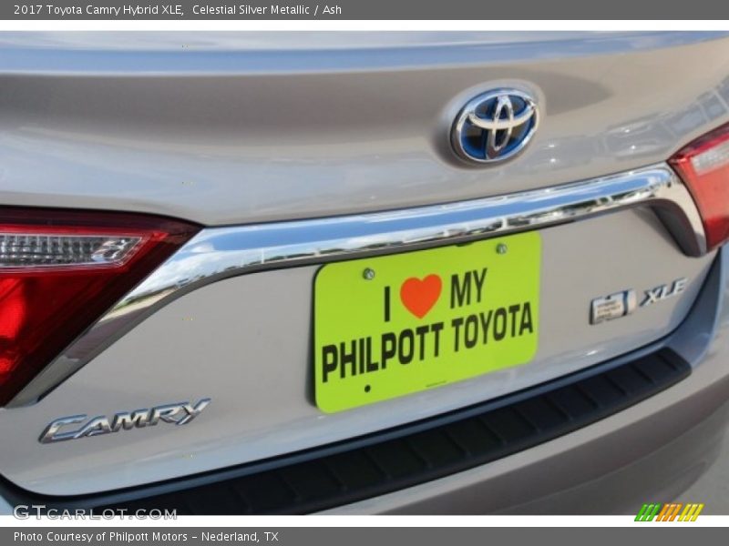 Celestial Silver Metallic / Ash 2017 Toyota Camry Hybrid XLE
