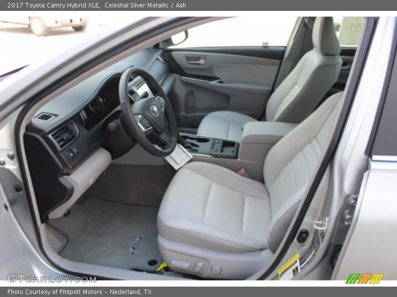 Celestial Silver Metallic / Ash 2017 Toyota Camry Hybrid XLE