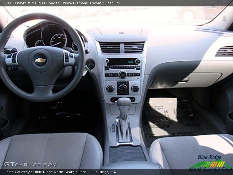 White Diamond Tricoat / Titanium 2010 Chevrolet Malibu LT Sedan