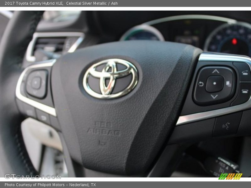 Celestial Silver Metallic / Ash 2017 Toyota Camry Hybrid XLE