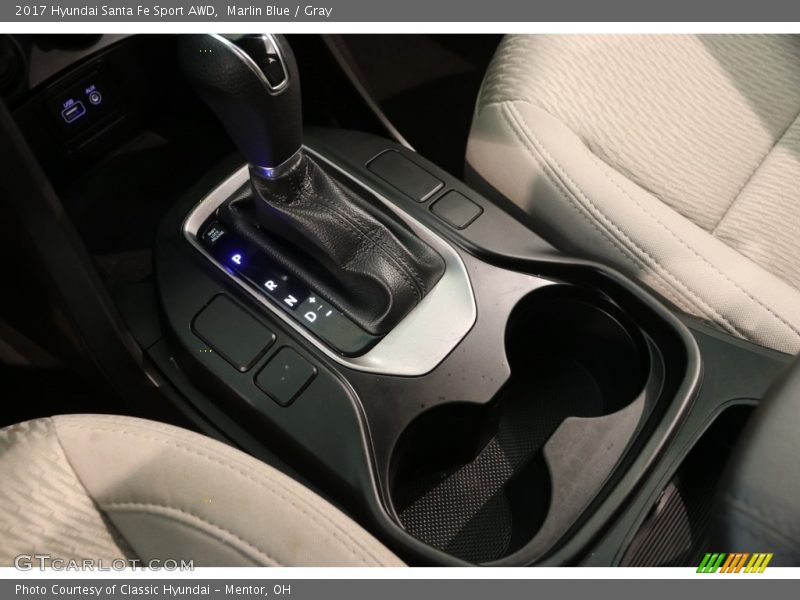 Marlin Blue / Gray 2017 Hyundai Santa Fe Sport AWD