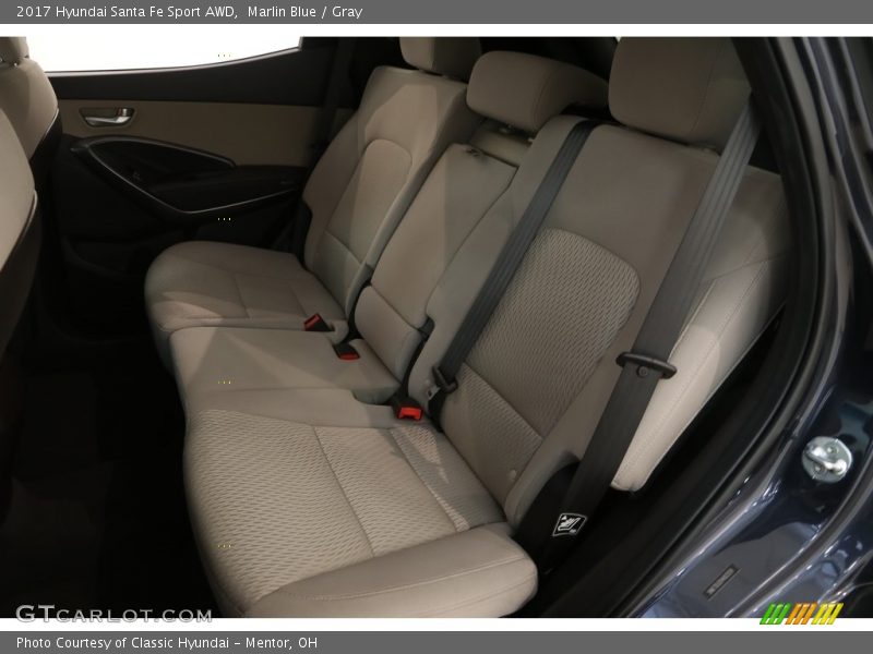 Marlin Blue / Gray 2017 Hyundai Santa Fe Sport AWD
