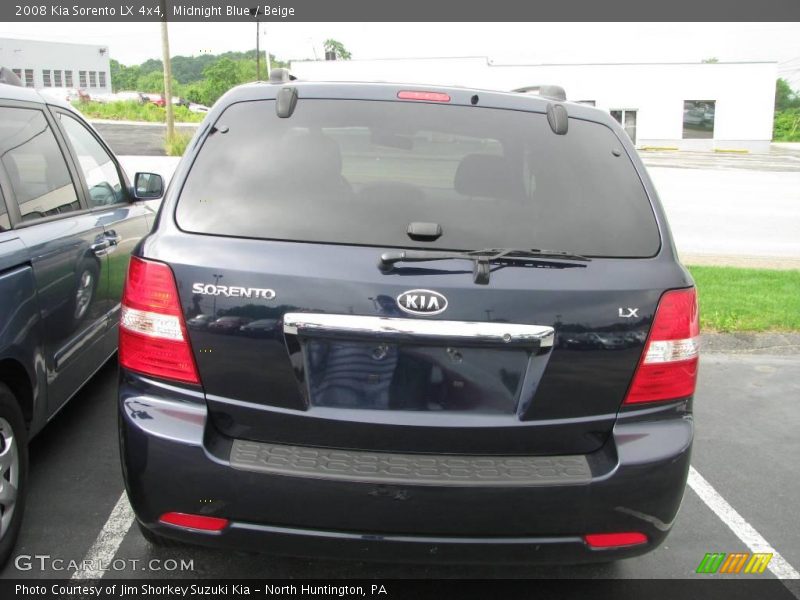 Midnight Blue / Beige 2008 Kia Sorento LX 4x4