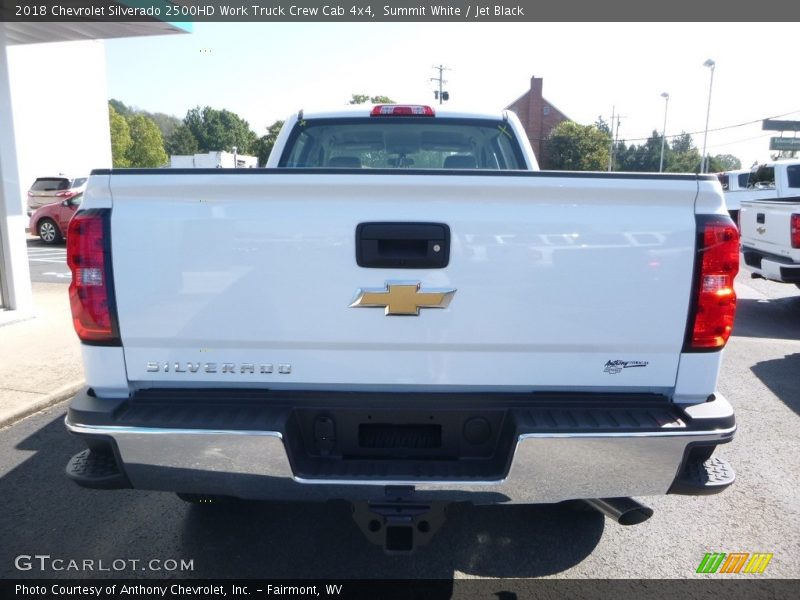 Summit White / Jet Black 2018 Chevrolet Silverado 2500HD Work Truck Crew Cab 4x4