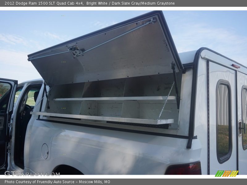 Bright White / Dark Slate Gray/Medium Graystone 2012 Dodge Ram 1500 SLT Quad Cab 4x4