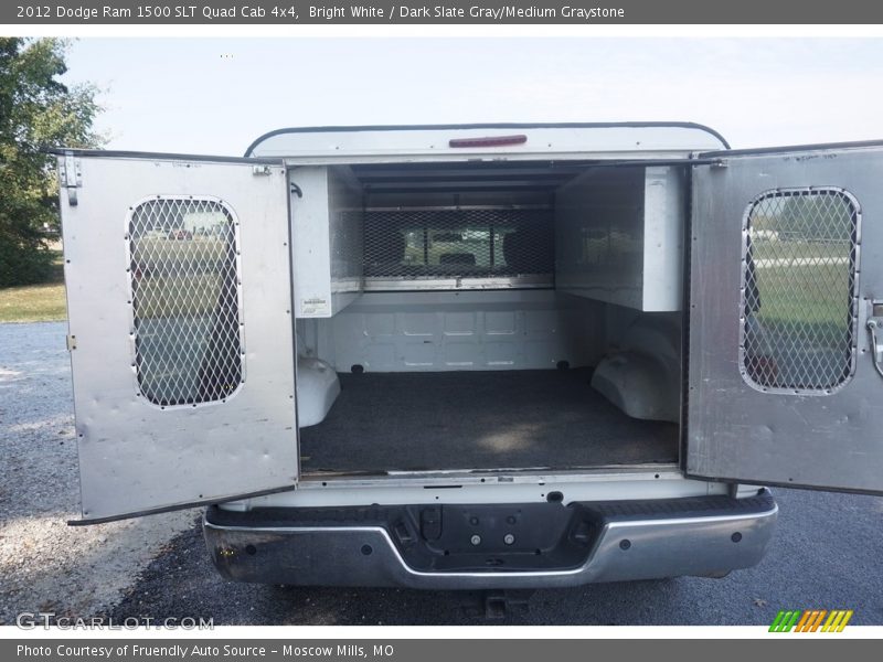 Bright White / Dark Slate Gray/Medium Graystone 2012 Dodge Ram 1500 SLT Quad Cab 4x4