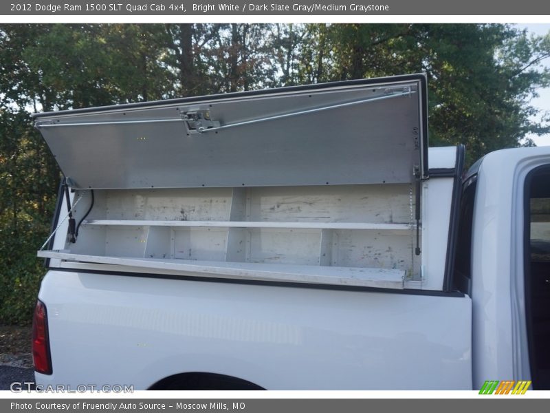 Bright White / Dark Slate Gray/Medium Graystone 2012 Dodge Ram 1500 SLT Quad Cab 4x4