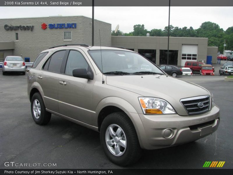 Sand Beige / Beige 2008 Kia Sorento LX 4x4