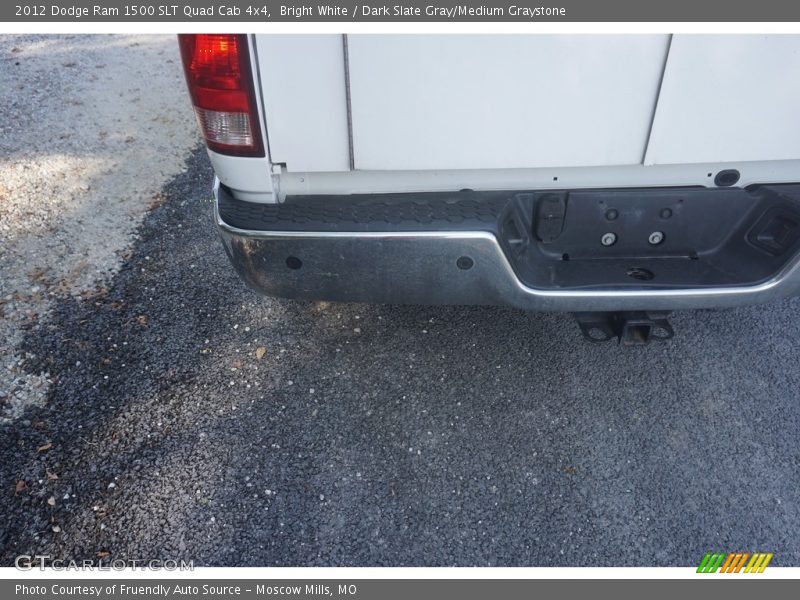 Bright White / Dark Slate Gray/Medium Graystone 2012 Dodge Ram 1500 SLT Quad Cab 4x4