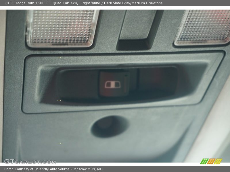 Bright White / Dark Slate Gray/Medium Graystone 2012 Dodge Ram 1500 SLT Quad Cab 4x4
