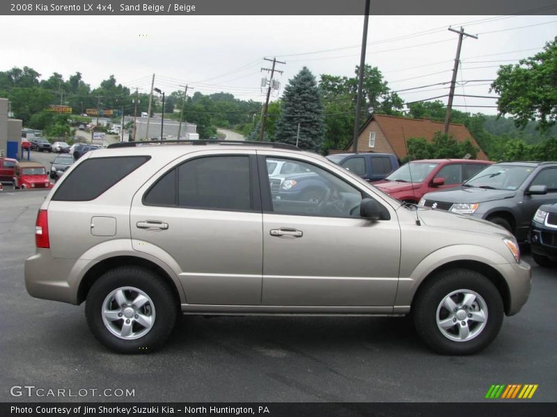 Sand Beige / Beige 2008 Kia Sorento LX 4x4