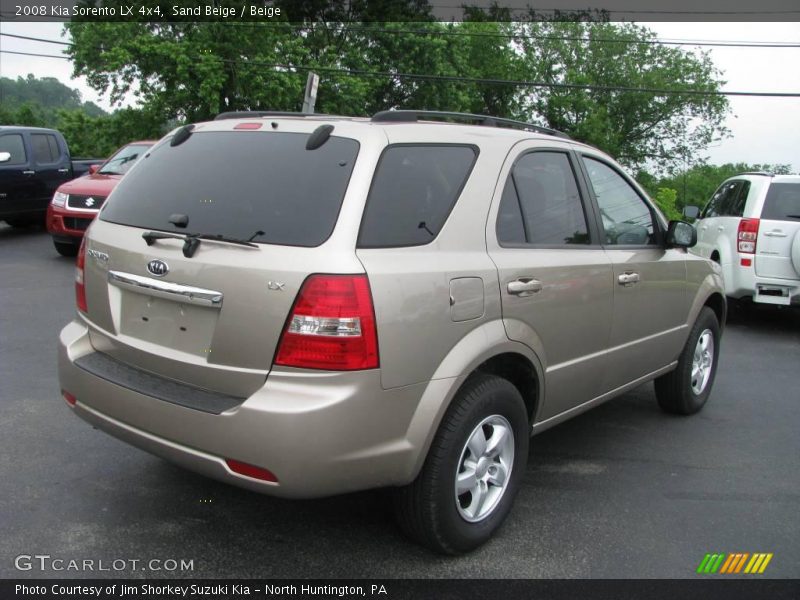Sand Beige / Beige 2008 Kia Sorento LX 4x4