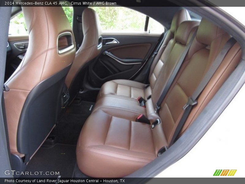Cirrus White / AMG Brown 2014 Mercedes-Benz CLA 45 AMG