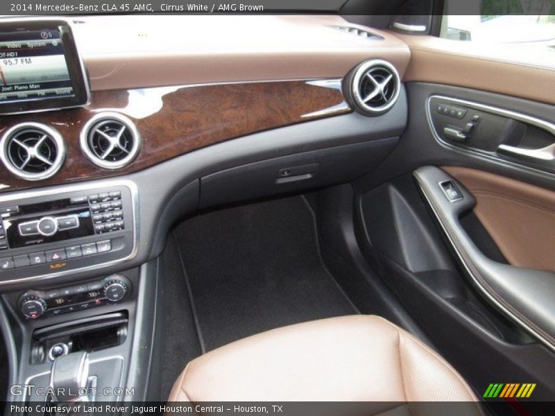 Cirrus White / AMG Brown 2014 Mercedes-Benz CLA 45 AMG